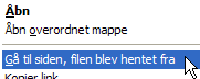 Gå til hjemmesiden, hvor du fandt filen Gå til hjemmesiden, hvor du fandt filen