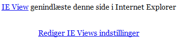 Du er blevet viderestillet til IE Du er blevet viderestillet til IE