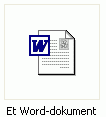 Ikon til Word-dokument