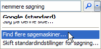 Tilføj flere søgemaskiner