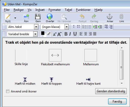 Tilpas formateringslinjer