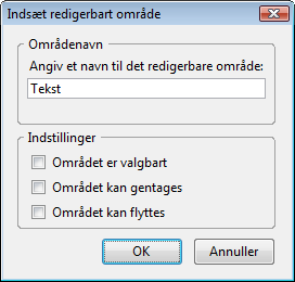 Navngiv det redigerbare område