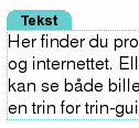 Området er markeret og forsynet med et faneblad