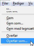 Gem skabelonen
