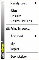 Overskuelig menu