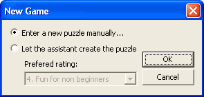 Indtast en sudoku Indtast en sudoku