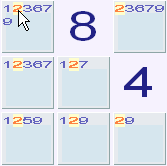 Vælg et tal ved at klikke på det Vælg et tal ved at klikke på det