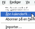 Tilføj kalender