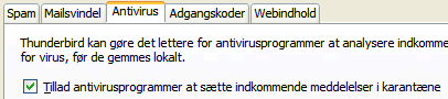 Integrer antivirus