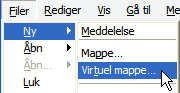 Opret virtuel mappe